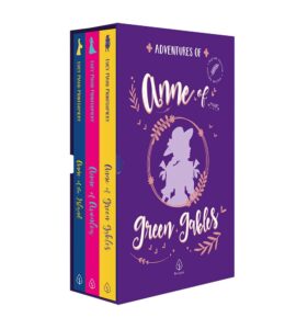 Box de livros em inglês da saga Adventures of Anne Of Green Gables